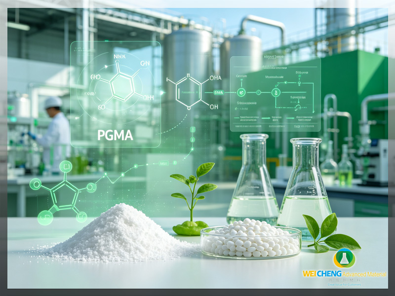 Sustainable and green synthesis approaches for Poly(glycidyl methacrylate) PGMA, bio-based monomers, eco-friendly production, Weicheng Advanced Material (Shandong) Co., Ltd